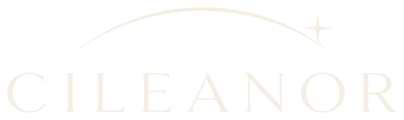 CILEANOR logo with arc and star